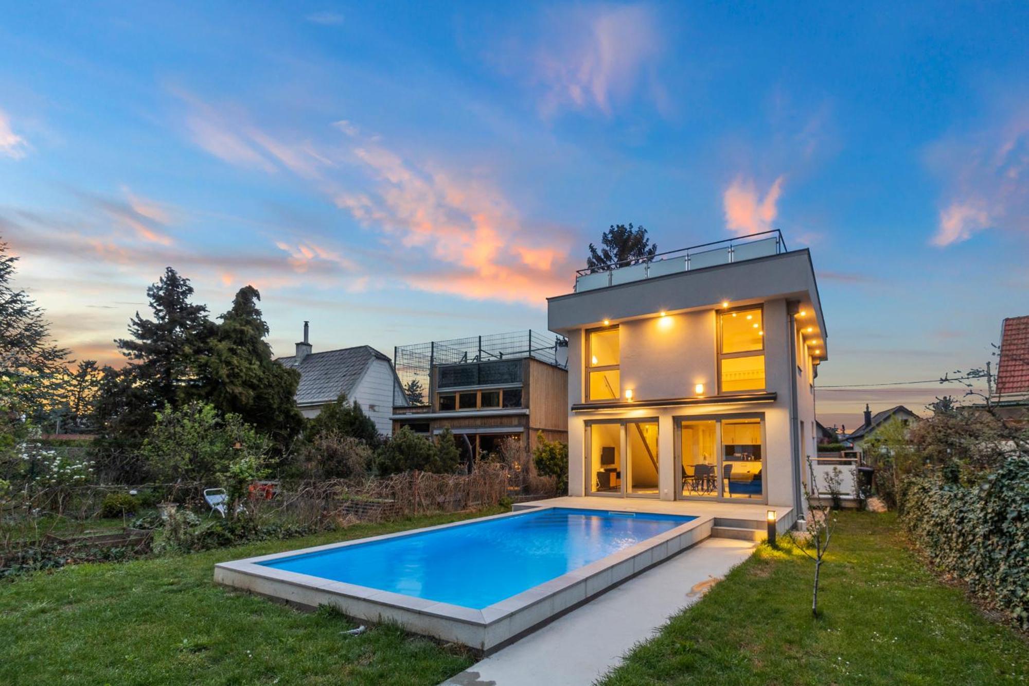 Villa Jaeger Mit Pool In Wien 外观 照片